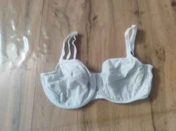 Soutien-gorge Blanc Taille 90F - Polyester Élasthanne - Très Bon État