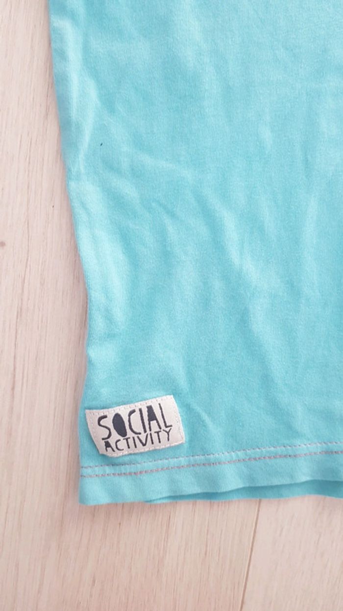 Lot de 2 tee shirts garçon 8ans ikks tex - photo numéro 3