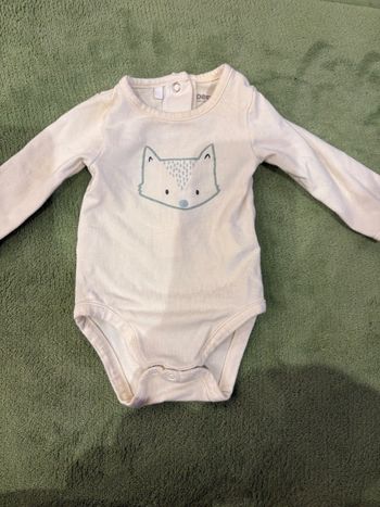 Ensemble renard (body, pyjama, pantalon et bonnet) 1 mois