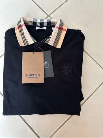 Polo burberry noir