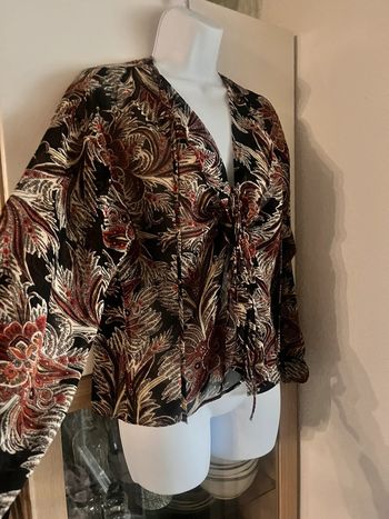 Blouse fleurie mango taille xs