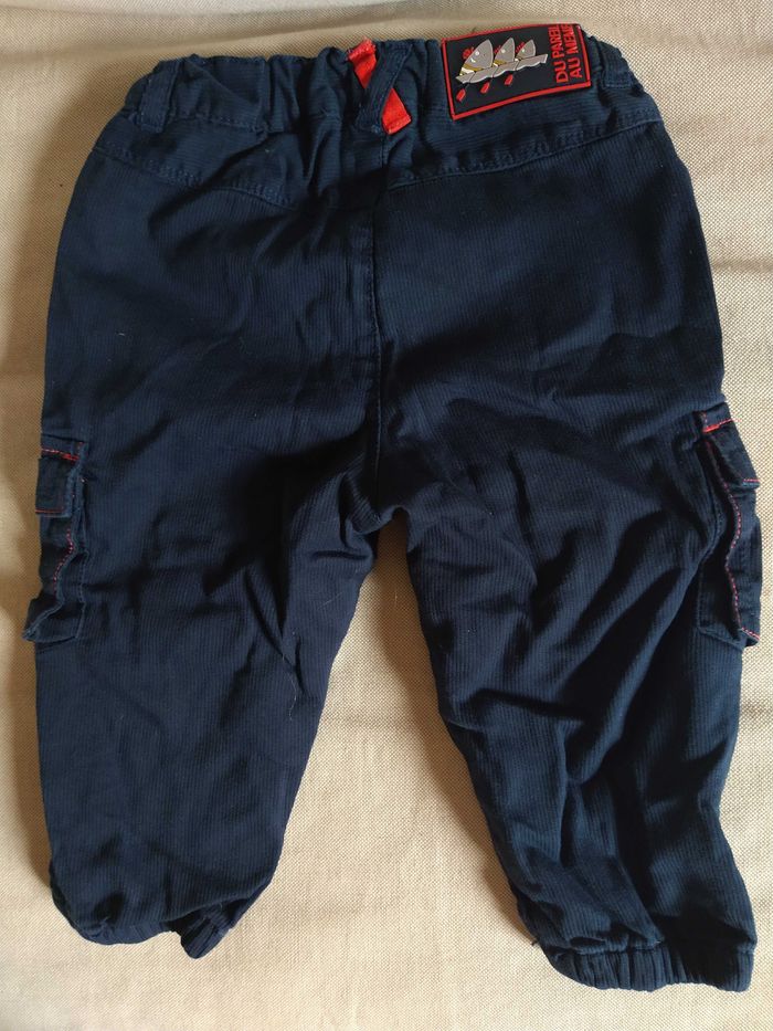 Pantalon DPAM taille 12 mois (74cm) en très bon état - photo numéro 2