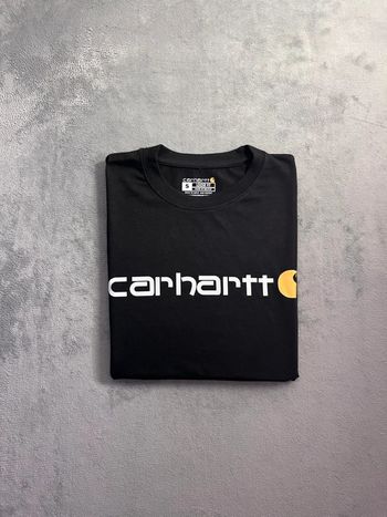 T-shirt Carhartt Crewneck Loose Fit – Noir – Big Logo – Taille S
