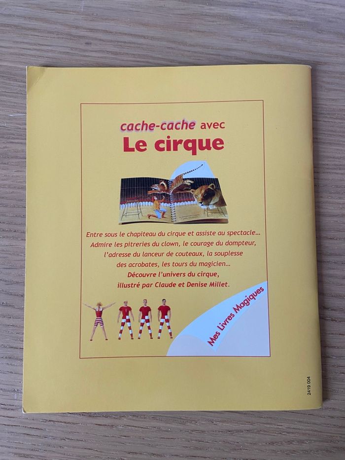 Livre magique - Cache cache avec le cirque - photo numéro 2