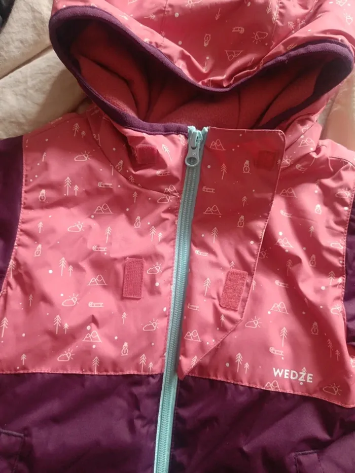 Blouson de ski neige impermeable et polaire a l interieur neuf jamais porter wedze - photo numéro 9