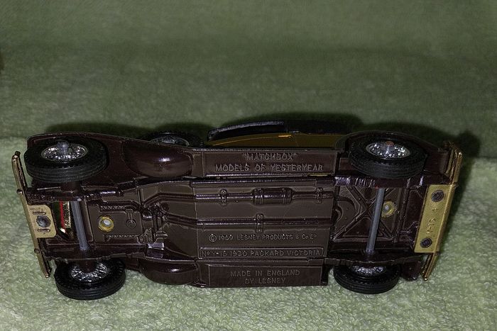 véhicule 1/43 Packard Victoria Matchbox 1930 models of Yesteryear England Lesney 1969 n°y-15 1930 - photo numéro 3
