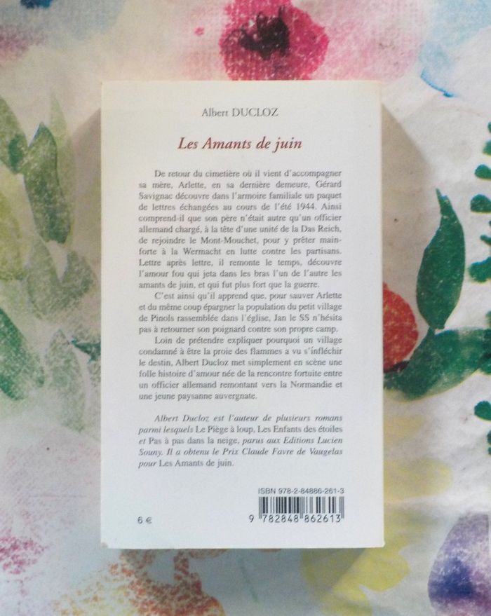 LES AMANTS DE JUIN de Albert DUCLOZ Ed. Le Livre de Poche - photo numéro 3