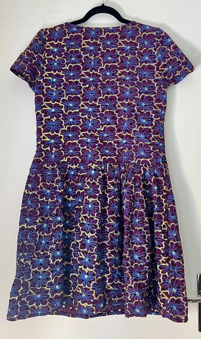 Robe brodée fleurs promod Taille 36 - photo numéro 2