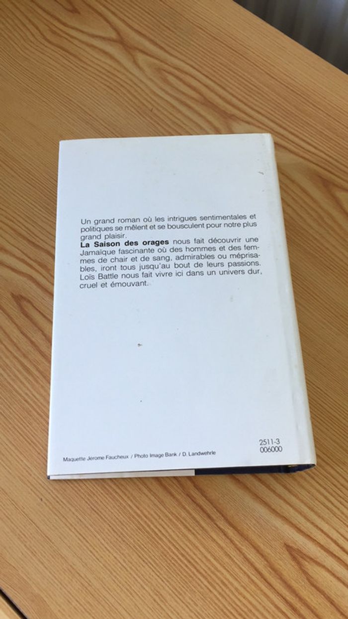 La saison des orages Loïs Battle - photo numéro 2