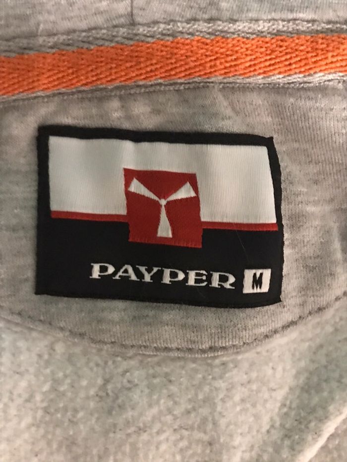 Veste payper capuche manches longues gris bleu taille M - photo numéro 4