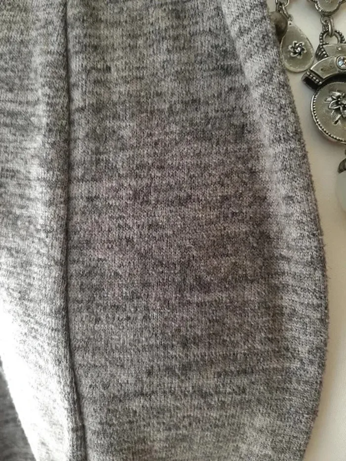 Gilet femme marron moucheté Taille S - photo numéro 5
