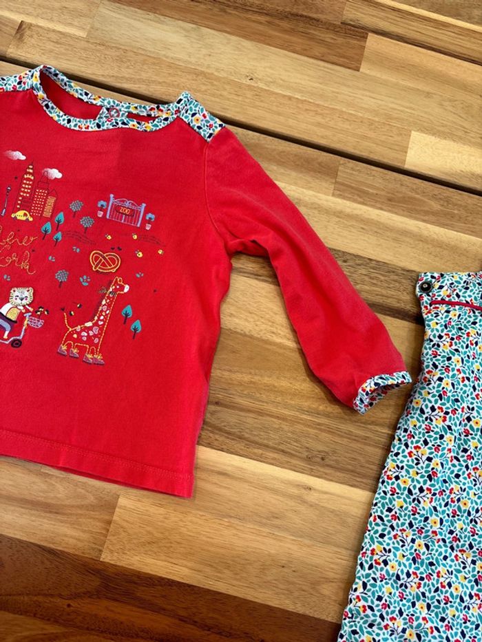 Ensemble salopette et t-shirt assorti - photo numéro 9