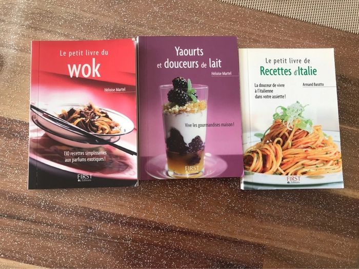 Lot 3 mini livres cuisine