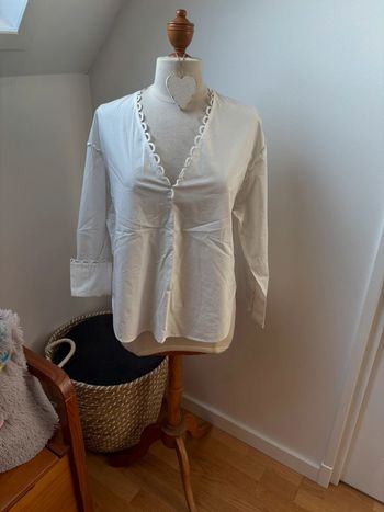 🤍 sublime blouse blanche - Sandro - T40/42