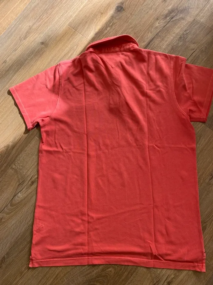 Polo Tommy Hilfiger Slim Fit Corail XL – 100% Authentique - photo numéro 4