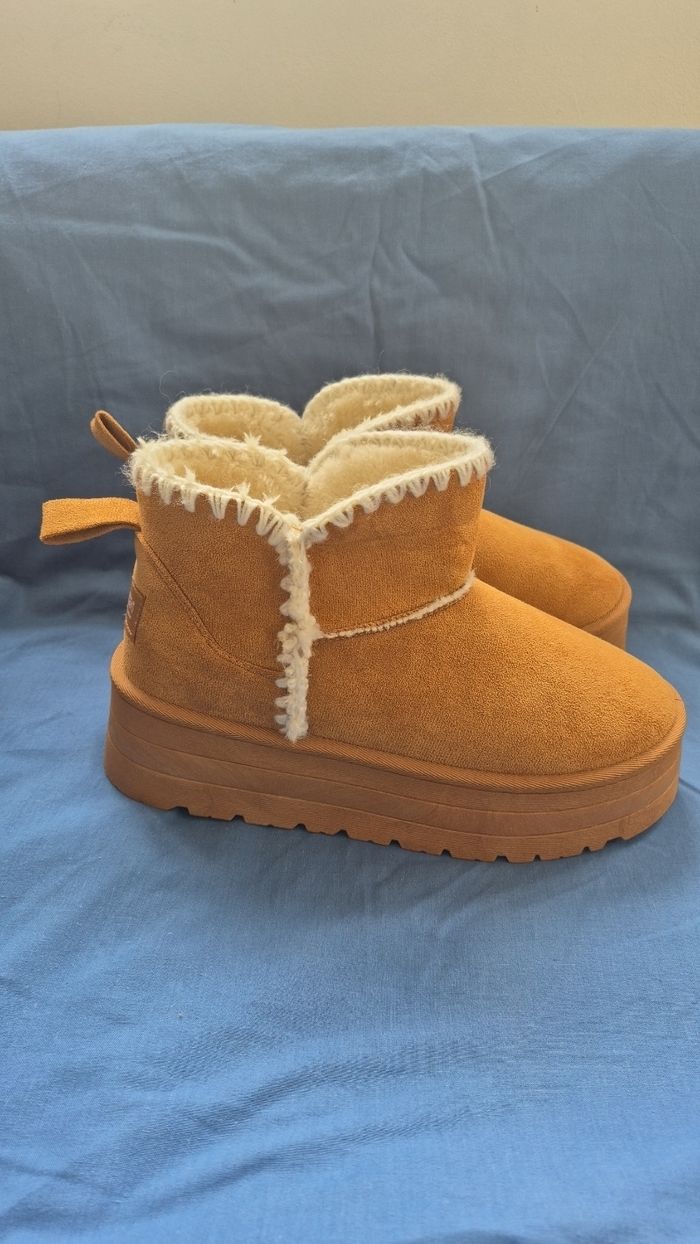 Bottine couleur camel - photo numéro 2