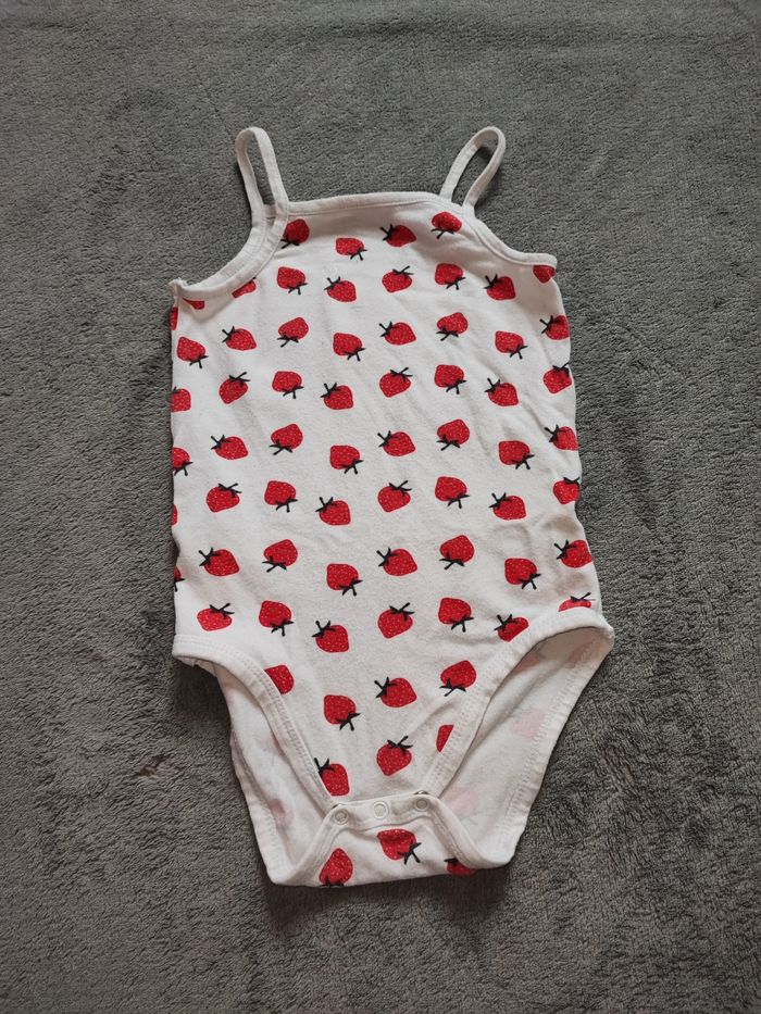 Lot de 4 bodies bretelles 24 mois (86) - photo numéro 4