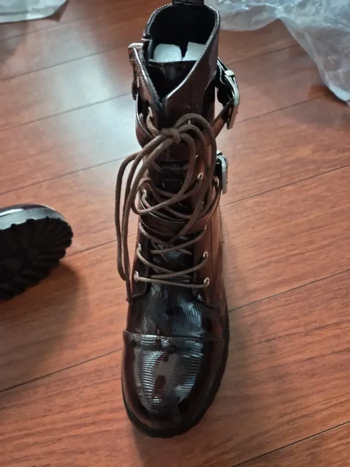 Bottines femmes vernies neuves - photo numéro 3