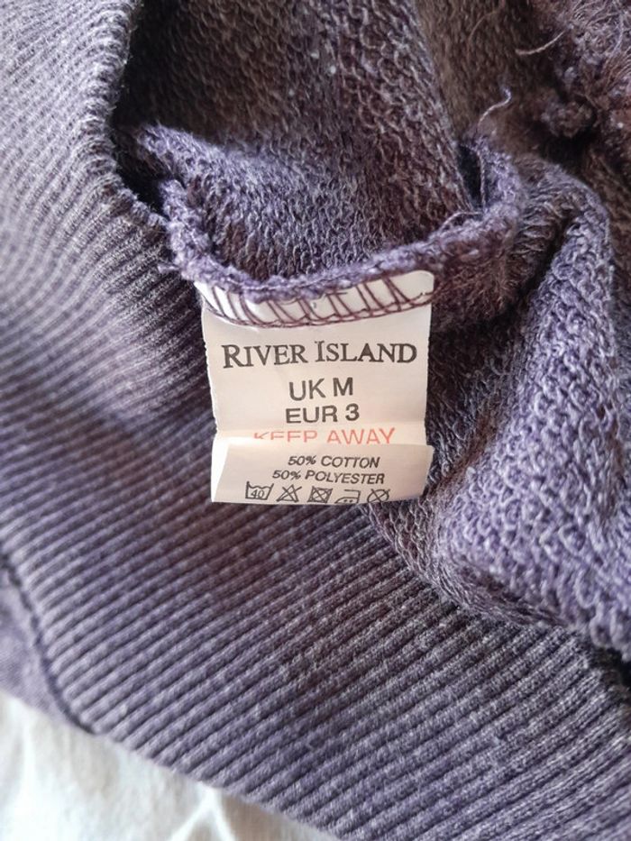 Sweat imprimé Amsterdam  bike 1924 River Island taille M - photo numéro 5