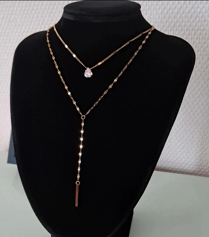 Collier y acier inoxydable - photo numéro 3