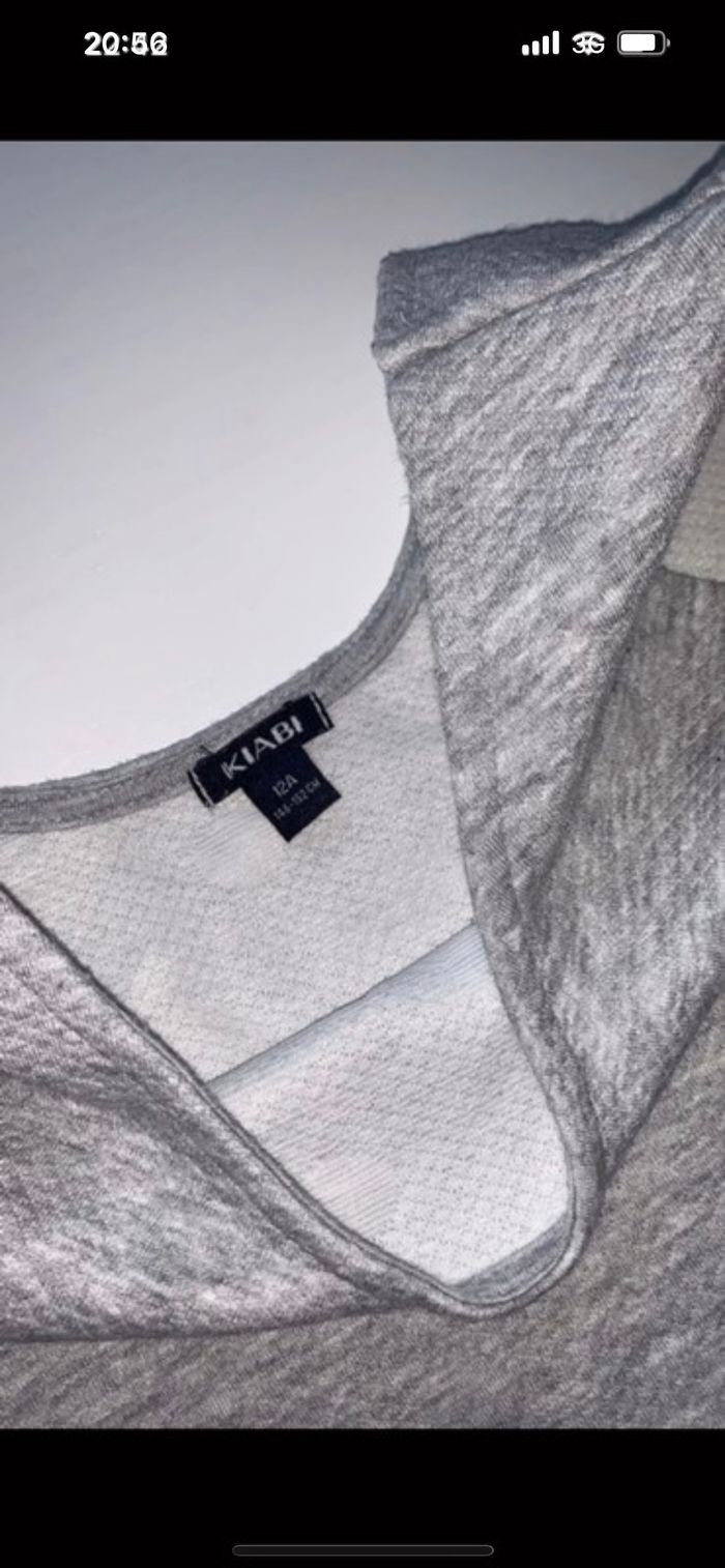 Robe longue gris taille 12 ans - photo numéro 3