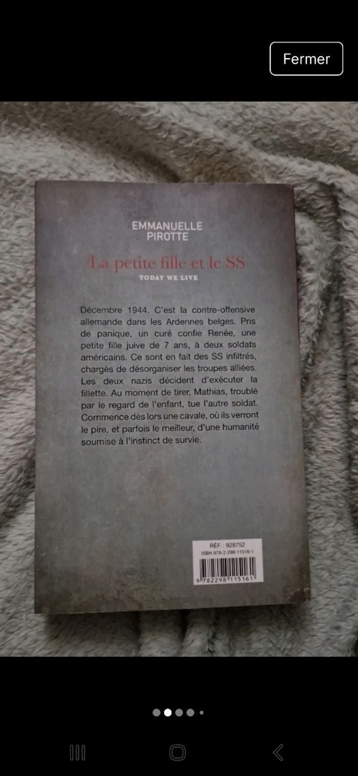 La petite fille et le SS / Emmanuelle Pirotte - photo numéro 2