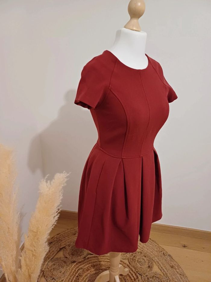 Robe épaisse bordeaux Impérial taille M 38 - photo numéro 5