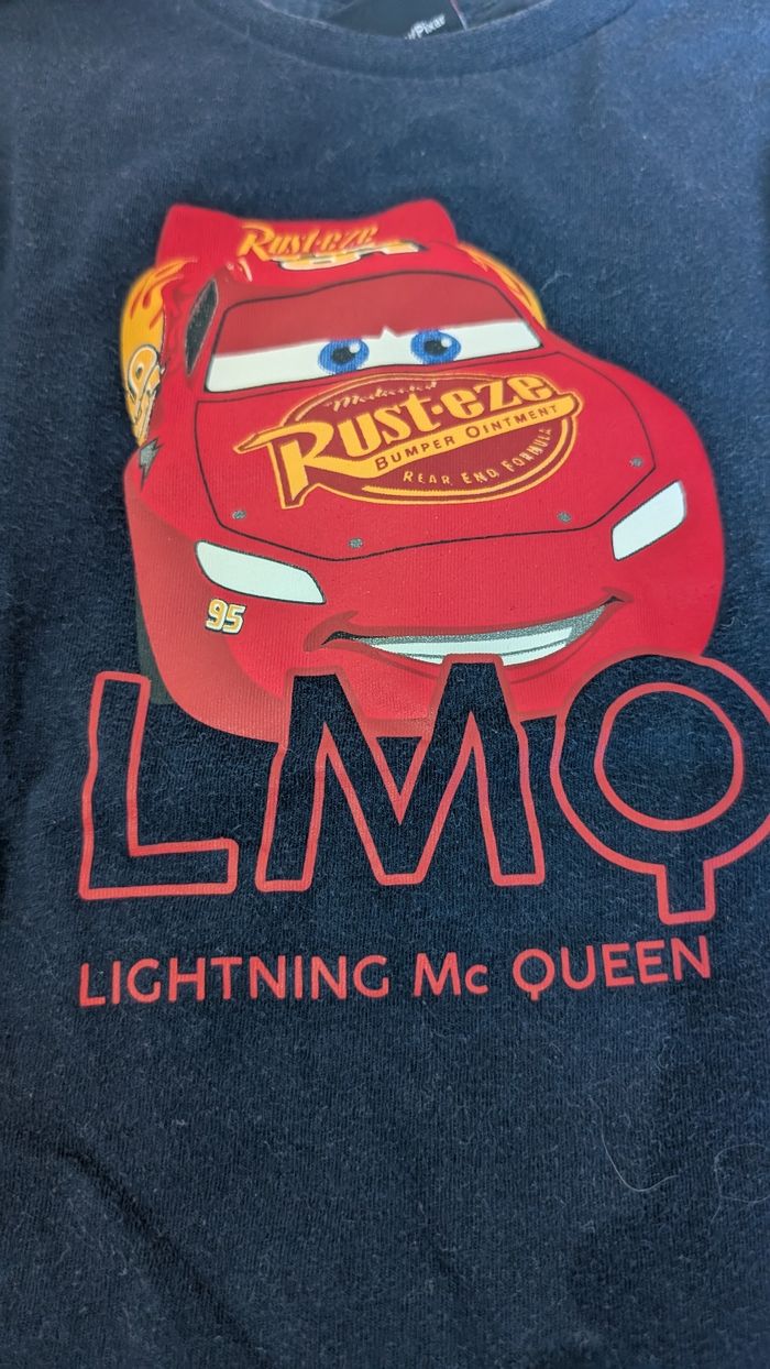 T-Shirt manches longues Disney Cars taille 3-4 ans - photo numéro 2