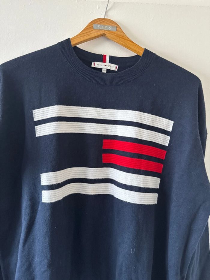 Pull Tommy Hilfiger femme bleu marine – XXS – Très bon état - photo numéro 3