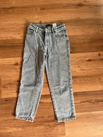 Jean Mom IKKS bleu clair 7/8eme fille taille 20