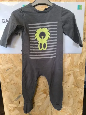 325027 pyjama gris fin garçon 18 mois obaibi