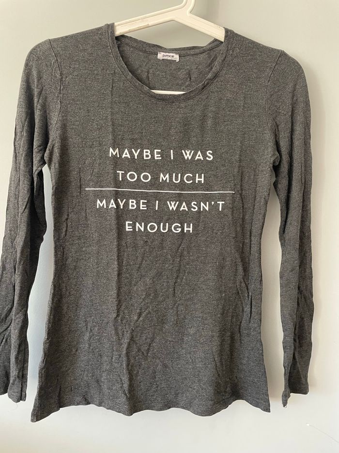 T-shirt gris femme / Pimkie