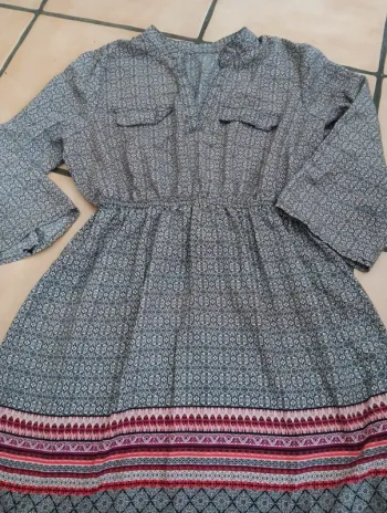 Robe manche 3/4
