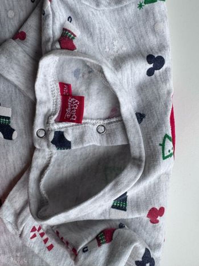 Lot 2 Sweats chauds Mickey Noel 24 mois gris & rouge jumeaux - photo numéro 7