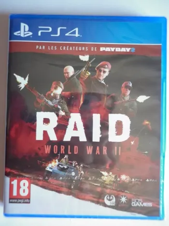 Raid World War 2 Jeu Vidéo PS4 Playstation 4
