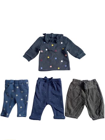 Lot vêtements bébé fille  1 mois