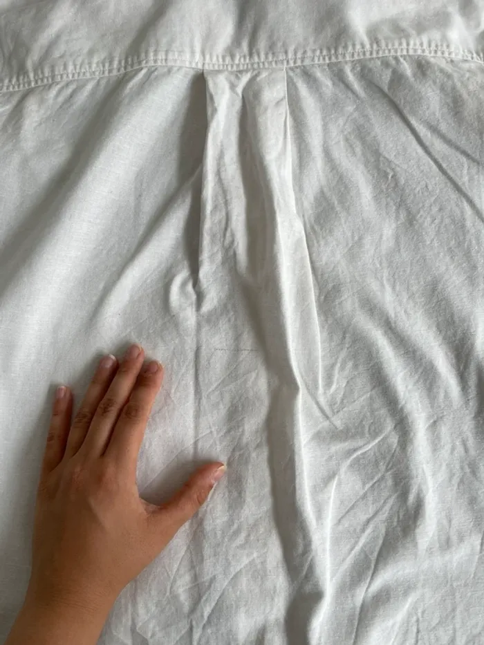 Chemise oversize en coton/lin - photo numéro 9