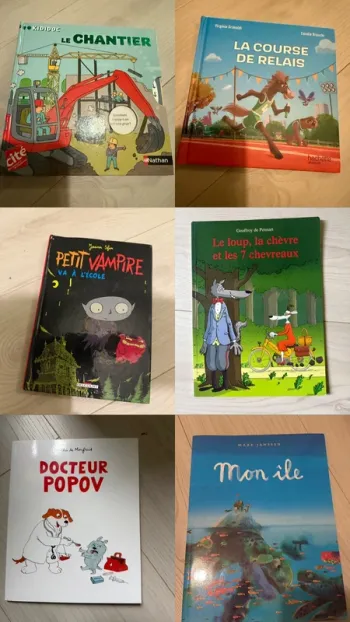 Lot de 6 livres