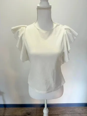 Top blanc taille M