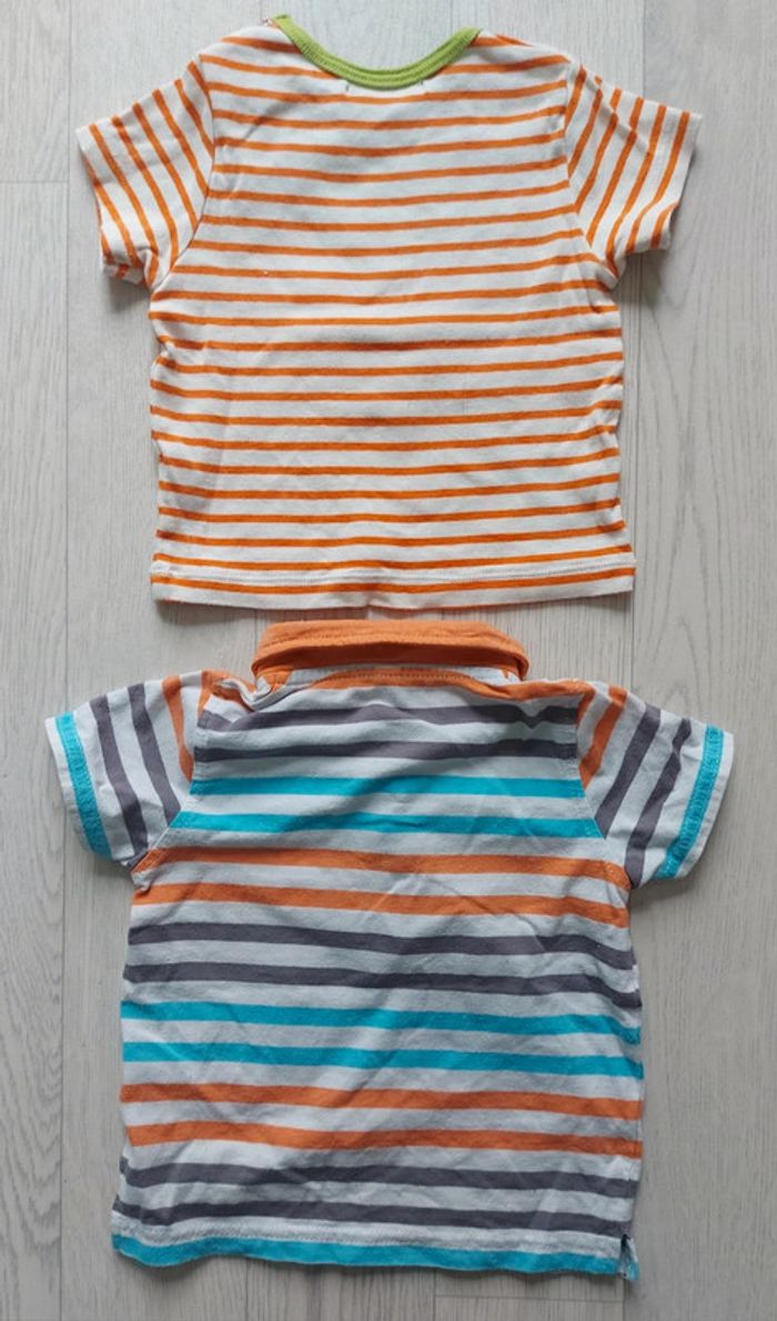 Lot 4 t-shirts manches courtes 18m - photo numéro 3