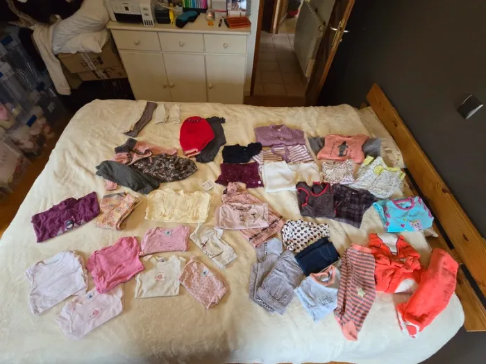 Lot vêtements bébé 9 mois fille - photo numéro 11