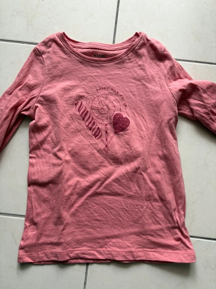 Tee shirt kiabi rose
