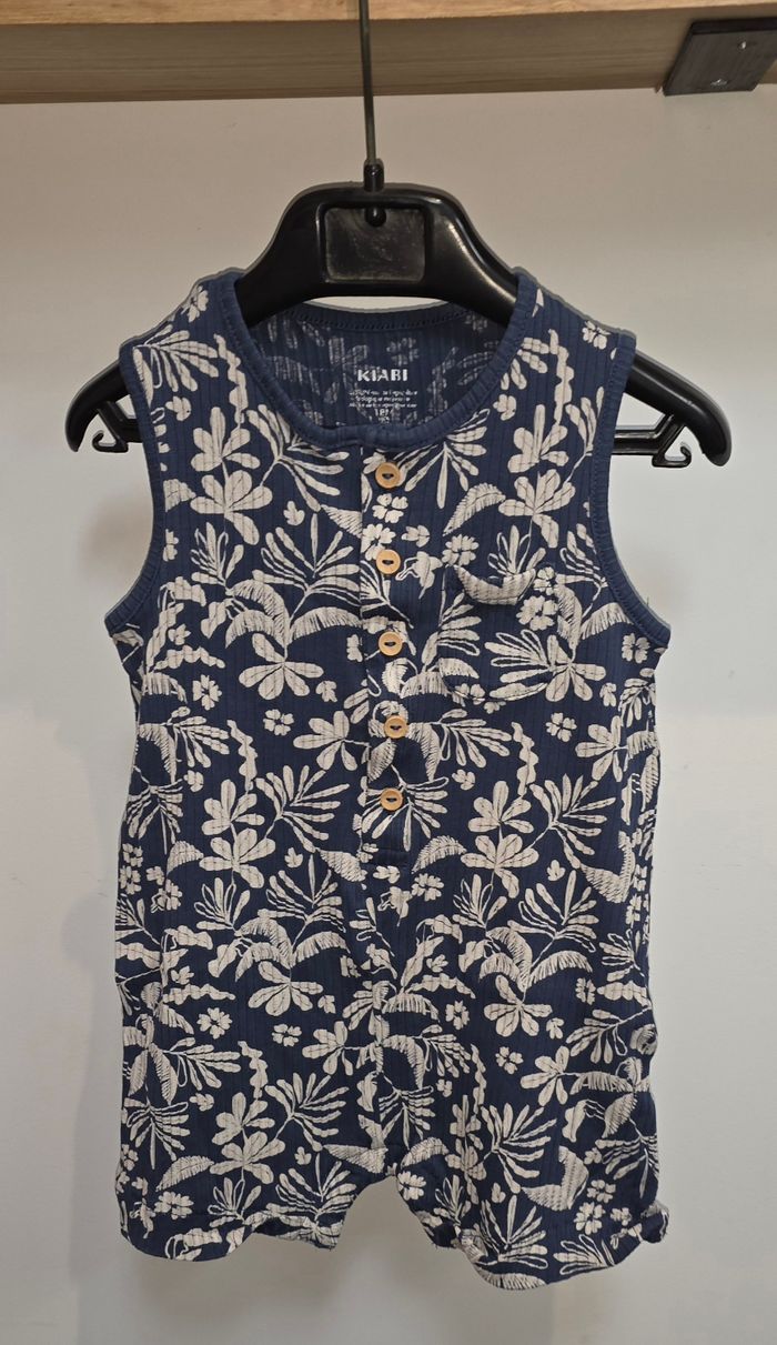 Barboteuse bleu marine #kiabi 18 mois