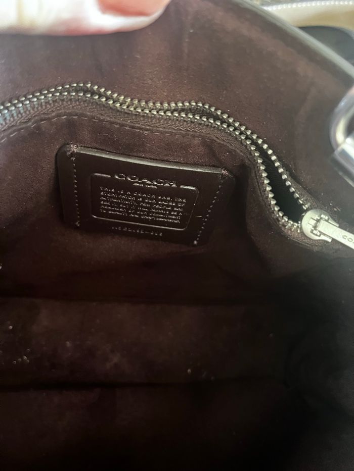 Sac coach cuir véritable en très bon état 👜 - photo numéro 6