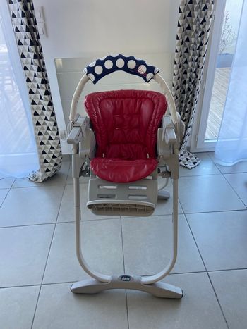 Chaise haute inclinable chicco