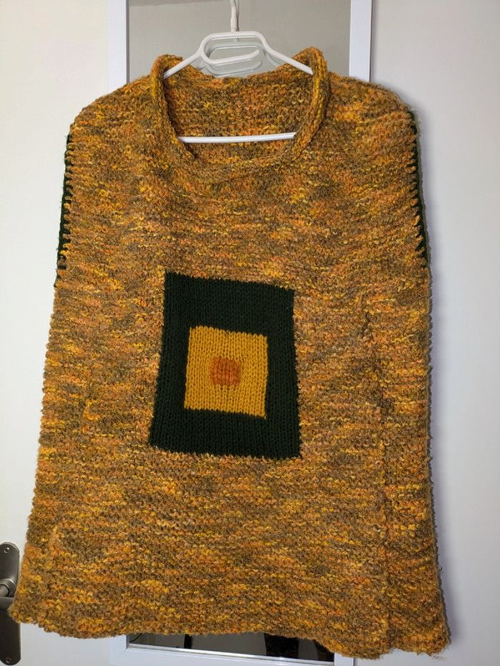 Grand pull sans manches fait main XL - photo numéro 8