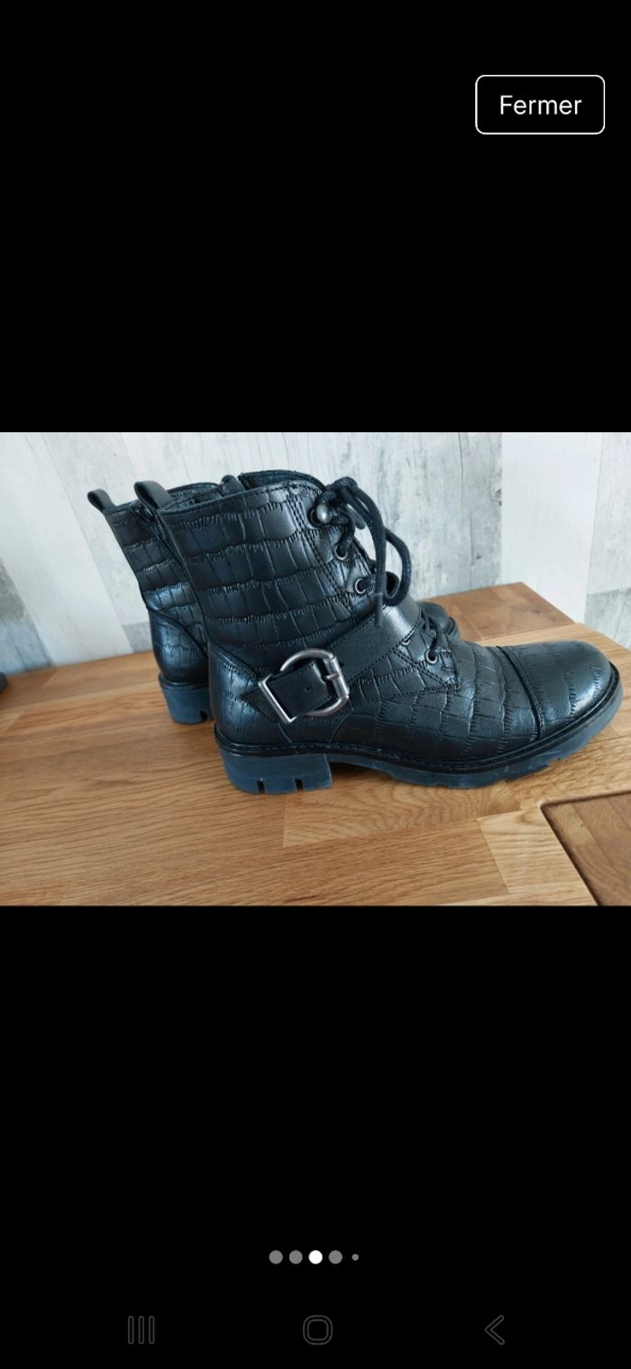 Boots cuir besson 36