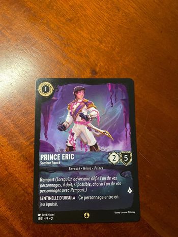 Carte Lorcana - Prince éric : Sombre fiancé - 13/31 - FR - Q1