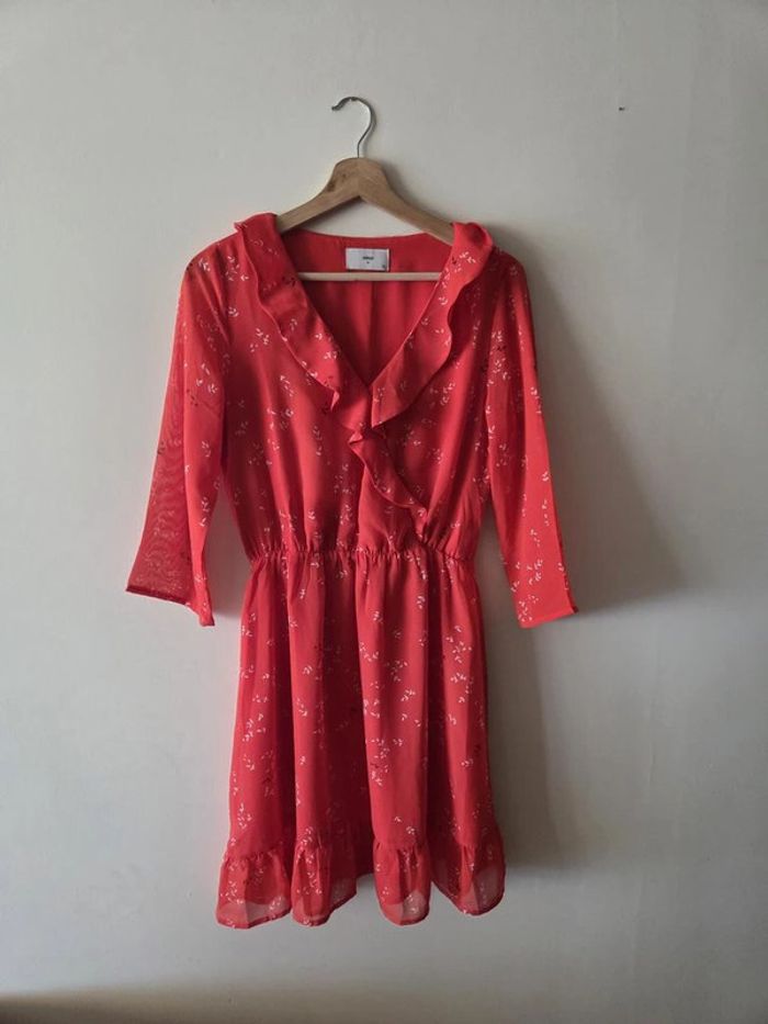 robe midi Minimum rouge taille S - photo numéro 2