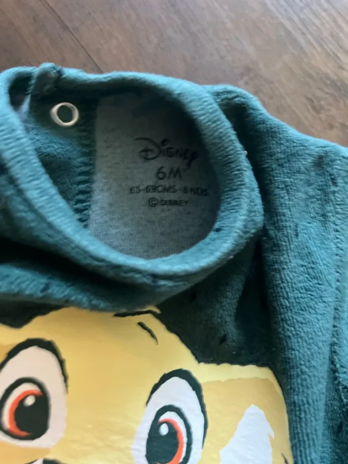 Lot de 4 pyjamas velours 6 mois - photo numéro 4